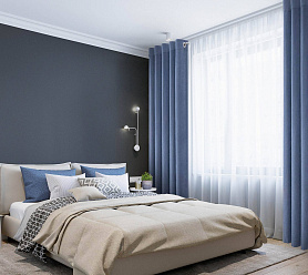 Канвас однотонные v40 с креплением Люверсы