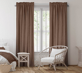 Канвас однотонные v15 с креплением Кулиска с гребешком