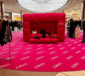 Штора Премиум Рогожка v02 с креплением Кулиса блэкаут