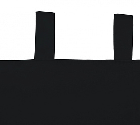 Шторы Премиум черные на петлях без липучек блэкаут