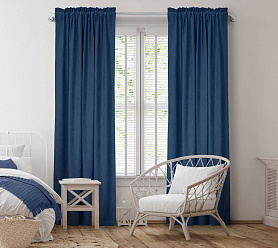 Канвас однотонные v41 с креплением Кулиска с гребешком