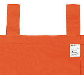 Шторы Стандарт оранжевые на петлях без липучек в спальню и гостиную