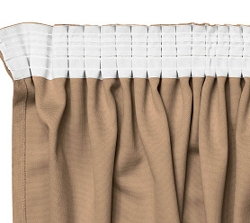 Канвас однотонные v09 с креплением Тесьма