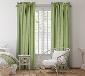 Канвас однотонные v33 с креплением Кулиска с гребешком 