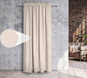 Канвас однотонные v35 с креплением Кулиска с гребешком