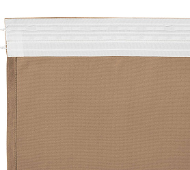 Канвас однотонные v09 с креплением Тесьма