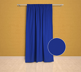 Шторы Эконом василек на тесьме недорогие