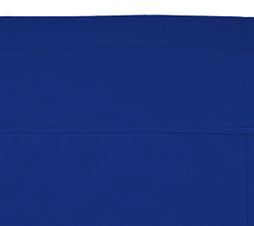 Шторы Стандарт синие на кулиске с гребешком в спальню и гостиную