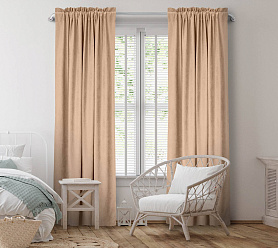 Канвас однотонные v07 с креплением Кулиска с гребешком