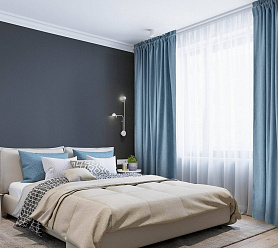 Канвас однотонные v39 с креплением Кулиска с гребешком