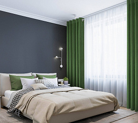 Канвас однотонные v34 с креплением Люверсы