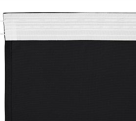 Канвас однотонные v48 с креплением Тесьма