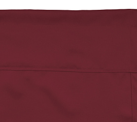 Шторы Премиум рубиновые на кулиске с гребешком блэкаут