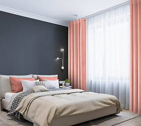 Канвас однотонные v23 с креплением Люверсы