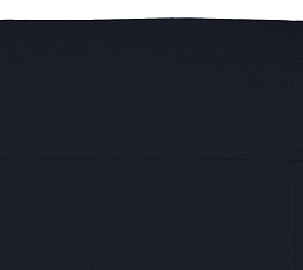 Шторы Стандарт темно-синие на кулиске с гребешком в спальню и гостиную