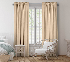 Канвас однотонные v06 с креплением Кулиска с гребешком