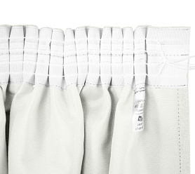 Санди однотонные v01 с креплением Шторная тесьма