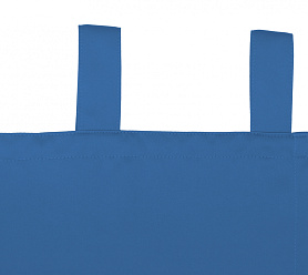 Шторы Премиум синие на петлях без липучек блэкаут