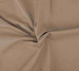 Шторы Стандарт бежевые на люверсах в спальню и гостиную