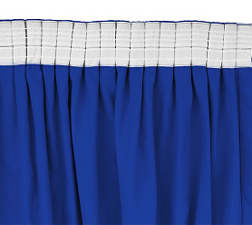 Шторы Стандарт василек на тесьме в спальню и гостиную