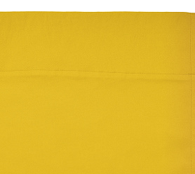 Шторы Стандарт желтые на кулиске в спальню и гостиную