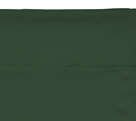 Шторы Премиум темно-зеленые на кулиске с гребешком блэкаут