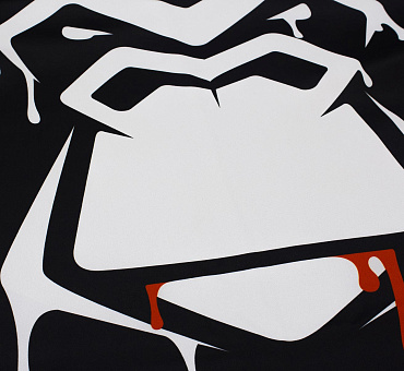 Штора Премиум с логотипом блэкаут