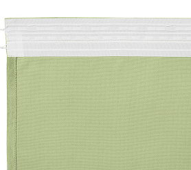 Канвас однотонные v33 с креплением Тесьма