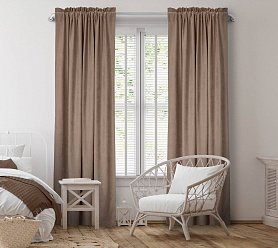 Канвас однотонные v45 с креплением Кулиска с гребешком