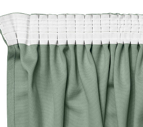 Канвас однотонные v31 с креплением Тесьма 