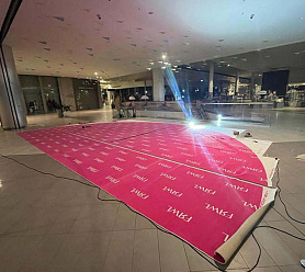 Штора Премиум Рогожка v02 с креплением Петли с липучкой блэкаут