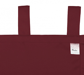 Шторы Премиум рубиновые на петлях без липучек блэкаут