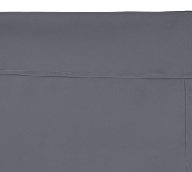 Шторы Премиум серые на кулиске блэкаут