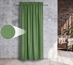 Канвас однотонные v34 с креплением Кулиска с гребешком