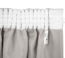 Санди однотонные v13 с креплением Шторная тесьма