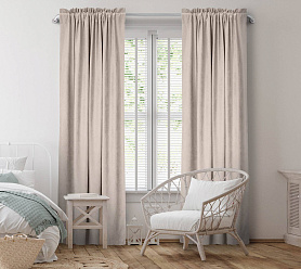 Канвас однотонные v35 с креплением Кулиска с гребешком