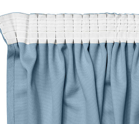 Канвас однотонные v39 с креплением Тесьма