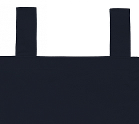 Шторы Стандарт темно-синие на петлях без липучек в спальню и гостиную