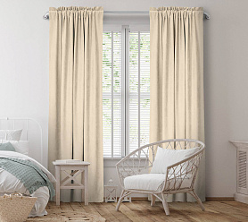 Канвас однотонные v03 с креплением Кулиска с гребешком