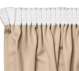 Канвас однотонные v08 с креплением Тесьма