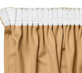 Канвас однотонные v14 с креплением Тесьма