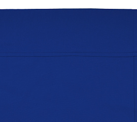 Шторы Стандарт синие на кулиске с гребешком в спальню и гостиную