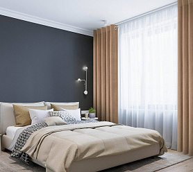 Канвас однотонные v09 с креплением Люверсы