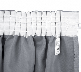 Санди однотонные v08 с креплением Шторная тесьма