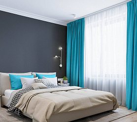 Канвас однотонные v28 с креплением Кулиска 