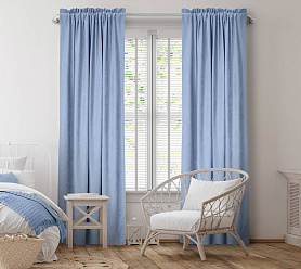 Канвас однотонные v38 с креплением Кулиска с гребешком