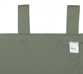 Шторы Премиум зеленые на петлях без липучек блэкаут