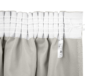 Санди однотонные v11 с креплением Шторная тесьма