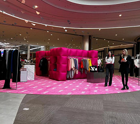 Штора Премиум Рогожка v02 с креплением Кулиса блэкаут