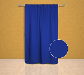 Шторы Эконом василек на кулиске недорогие